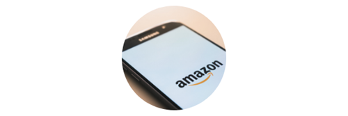 Amazon Logo on a Samsung phone